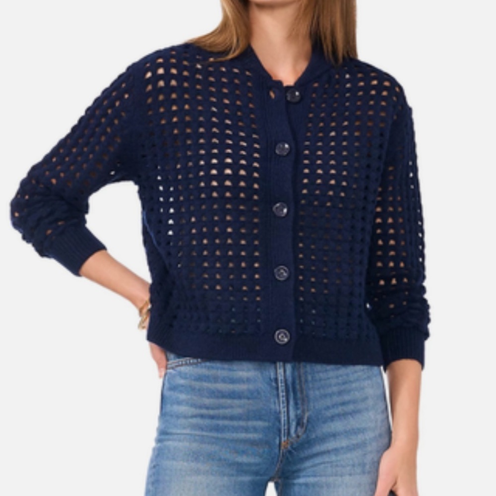 Vince Camuto Cardigan pointelle